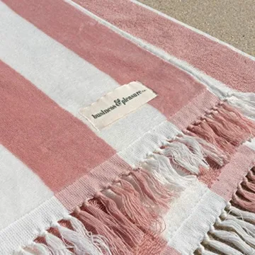 Business & Pleasure Co. Holiday Beach Towel - Luxurious Cotton Towel
