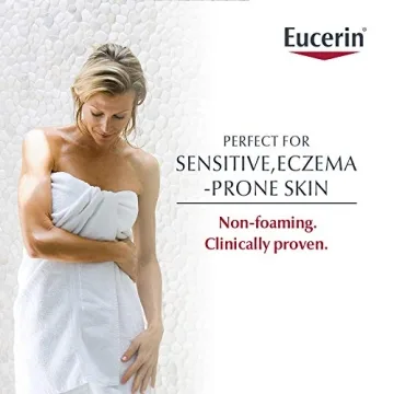 Gentle Eucerin Eczema Relief Cream Body Wash for Sensitive Skin