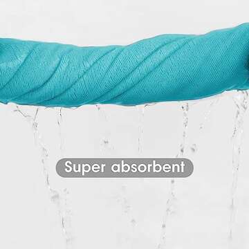 Buy JML Microfiber Bath Towels 6 Pack - Quick Drying & Soft