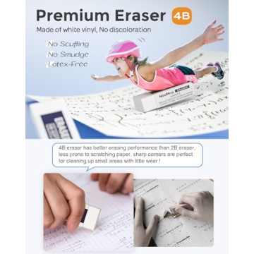 Nicpro 23PCS Pastel Mechanical Pencils with Case & Leads