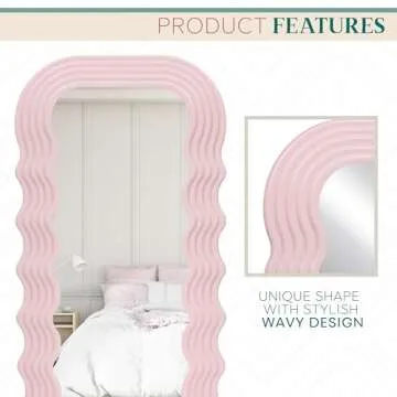 Chic Wylde Iris Wavy Wall Mirror for Your Home