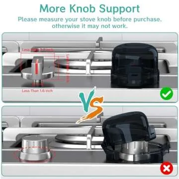 AOSITE Child Safety Stove Knob Covers - 5 Pack