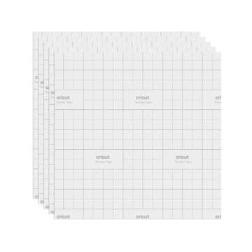 Cricut Value Transfer Tape - 75ft Flat Pack, 12in x 12in Sheets (75-Count)