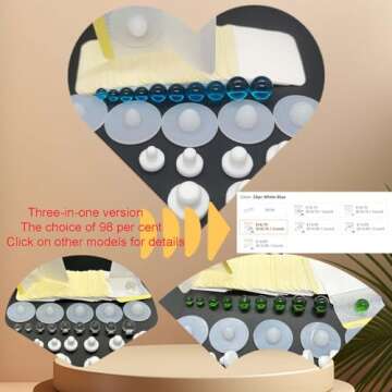 IKJNMLP 12PC Belly Button Shaper Silicone Belly Button Plug Post Tummy 12PCS Different Sizes