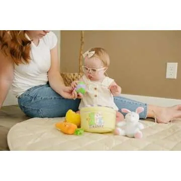 Genius Baby Toys My First Easter Basket for Baby ft Bunny Rabbit, Chick, Carrot and Easter Egg