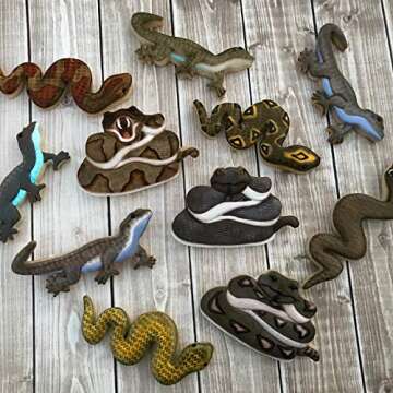 Palm Pet Reptile Cookie Cutter Set- Snakes and lizard