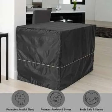 Stylish and Durable Dog Crate Cover for Privacy