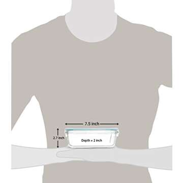 Utopia Kitchen Glass Food Storage Container Set with 840 m with Lid BPA Free FDA Approved Reusable Multi-purpose, at home or restaurant Can Can Also Be Used set of 3