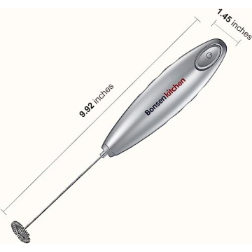 Bonsenkitchen Handheld Milk Frother for Coffee and Matcha