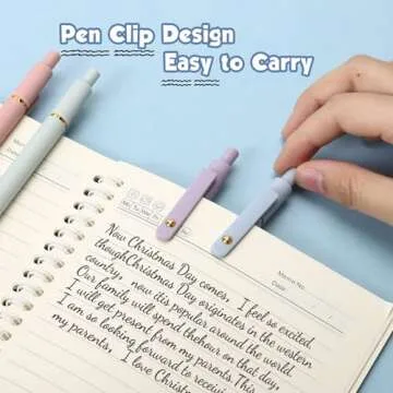 Gel Pens 6Pcs Smooth Writing Medium Point 0.7mm for Journaling