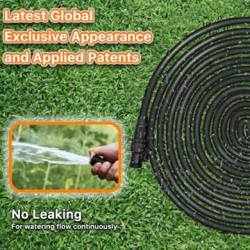 SINTETA 75FT Garden Hose, Water Hose with Triple Layer Latex Core and Latest Improved Extra Strength...