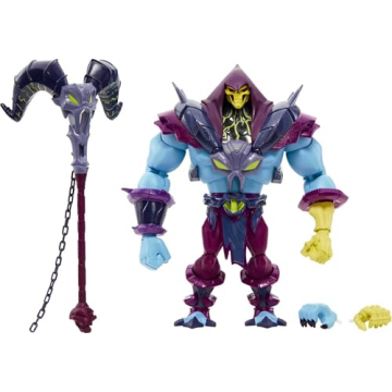 Masters of the Universe Masterverse Collection, Skeletor Action Figure, 7-in Motivational Toy for St...