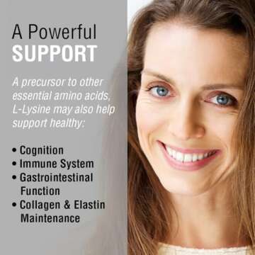 Solaray L-Lysine 500mg | Support Cognitive & Immune Health