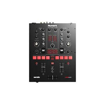 Numark Scratch | Two-Channel DJ Scratch Mixer for Serato DJ Pro (included) With Innofader Crossfader, DVS license, 6 Direct Access Effect Selectors, Performance Pads and 24-Bit Sound Quality