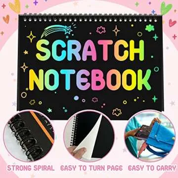 Exciting Scratch Art Notebook Set for Kids - 2 Pack