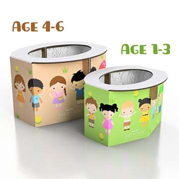 Zensuno Foldable Emergency Potty for Kids - Hygienic & Portable