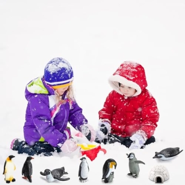 ONEST 18-Piece Mini Penguin Figurines Set for Kids