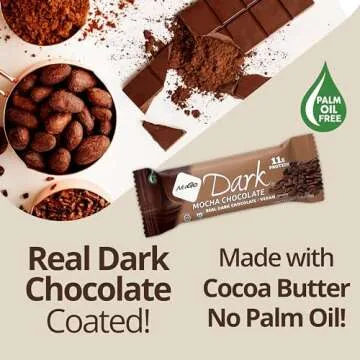 NuGo Dark Chocolate Coconut Protein Bars 10g Protein