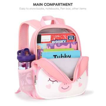 mibasies Toddler Unicorn Backpack for Kids - 12in Mini