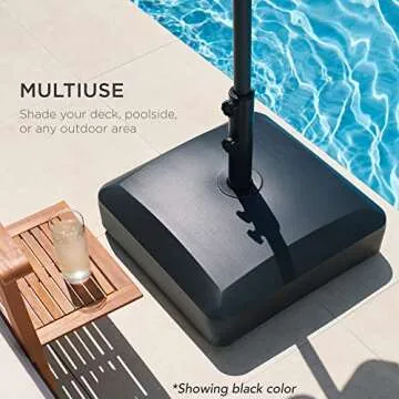 Heavy Duty Fillable Umbrella Base for Outdoor Areas