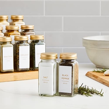 Stylish Talented Kitchen 140 Spice Jar Labels for Organization