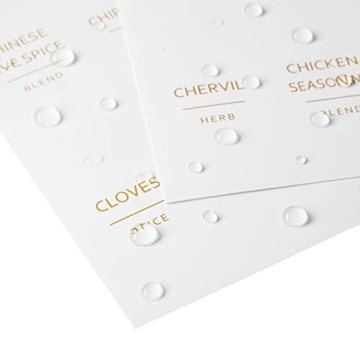 Stylish Talented Kitchen 140 Spice Jar Labels for Organization