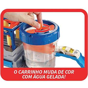 Exciting Hot Wheels Mega Car Wash Play Set for Kids