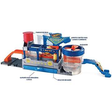 Exciting Hot Wheels Mega Car Wash Play Set for Kids