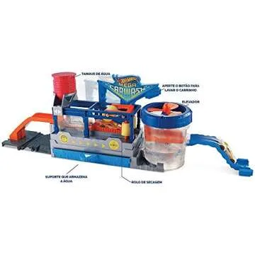 Exciting Hot Wheels Mega Car Wash Play Set for Kids