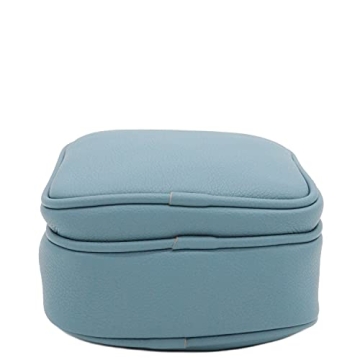 FashionPuzzle Multi Pocket PU Leather Crossbody Bag