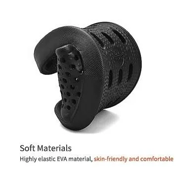 Xomiboe Mens Shower Shoes for College Dorm Room Essentials Student Boy Women Bathroom Slippers Shower Sandals Slides With Holes Quick Dry Man Non Slip Guys Hotel Male Bath (Black,EU40-41)