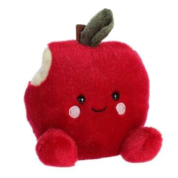 Aurora® Adorable Palm Pals™ Crisp Red Apple™ Stuffed Animal - Pocket-Sized Play - Collectable Fun - 5 Inches