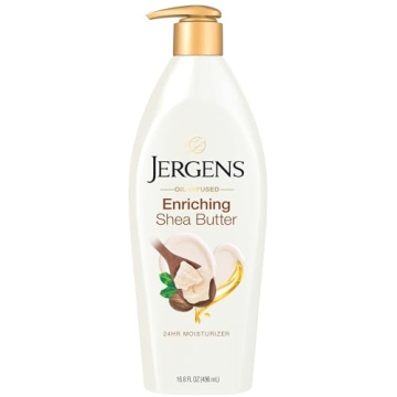 Jergens Shea Butter Lotion for Radiant, Hydrated Skin