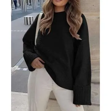 PRETTYGARDEN Women's Cozy Oversized Fuzzy Sweater