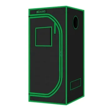Green Hut Grow Tent 32"x32"x63" Optimal for Indoor Gardening