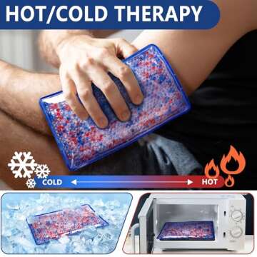 WellWear Hot/Cold Reusable Gel Bead Pack