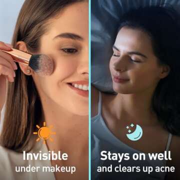 TKTK Invisible Acne Patches with Salicylic Acid, 48 Count