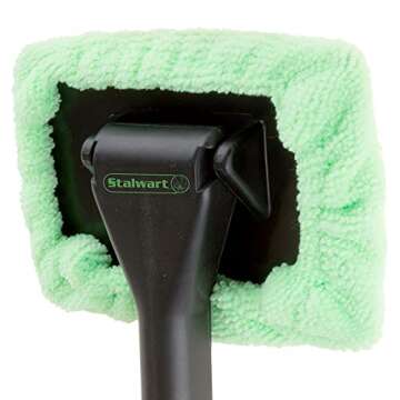 Stalwart Windshield and Window Cleaner - Effortless Machine-Washable Cleaning Tool