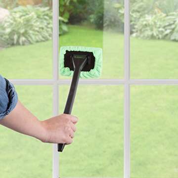 Stalwart Windshield Cleaner with Pivoting Head and Washable Cloth