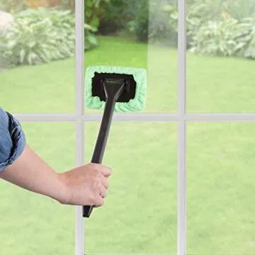 Stalwart Windshield Cleaner with Pivoting Head and Washable Cloth