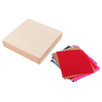 Jili Online Children Kids Montessori Fabric Cloth Box Rial Toy for Kids Congnitive