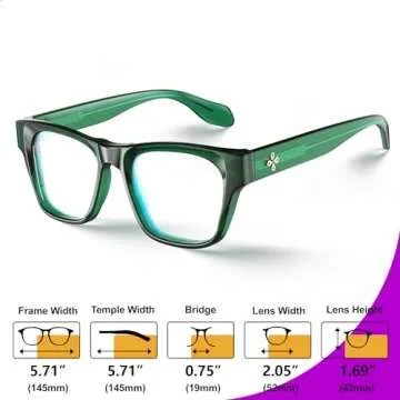 Stylish VISOONE Blue Light Blocking Glasses for All