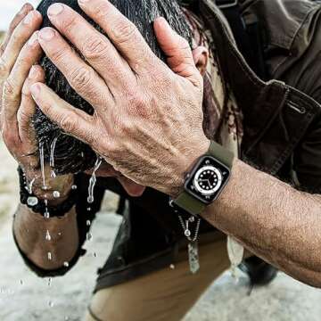 Stylish Nylon Braided Apple Watch Bands for Men