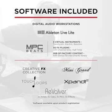 M-Audio AIR 192x4 USB C Audio Interface for Recording, Podcasting, Streaming with Studio Quality Sound, 1 XLR in and Music Production Software