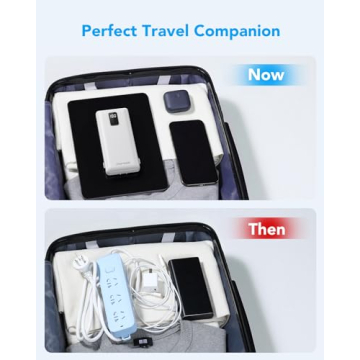 Charmast Portable Charger Built-in Cables & Plug