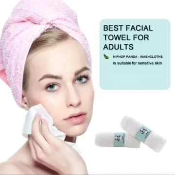 Buy HIPHOP PANDA Soft Bamboo Baby Washcloths