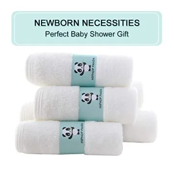 Buy HIPHOP PANDA Soft Bamboo Baby Washcloths
