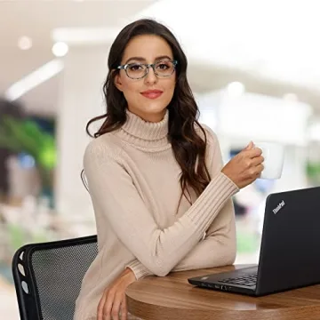 EYEGUARD 4 Pack Fashionable Reading Glasses Women