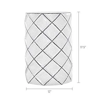 MOTINI Heavy Duty Ceramic Garden Stool for any Space