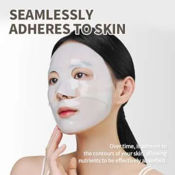 NACIFIC Collagen Gel Facial Mask (Rice Peptide) 4EA Set Hydrogel Deep Korean Face Mask Hydrating Overnight Elasticity Firming Pore Minimizing for All skin types